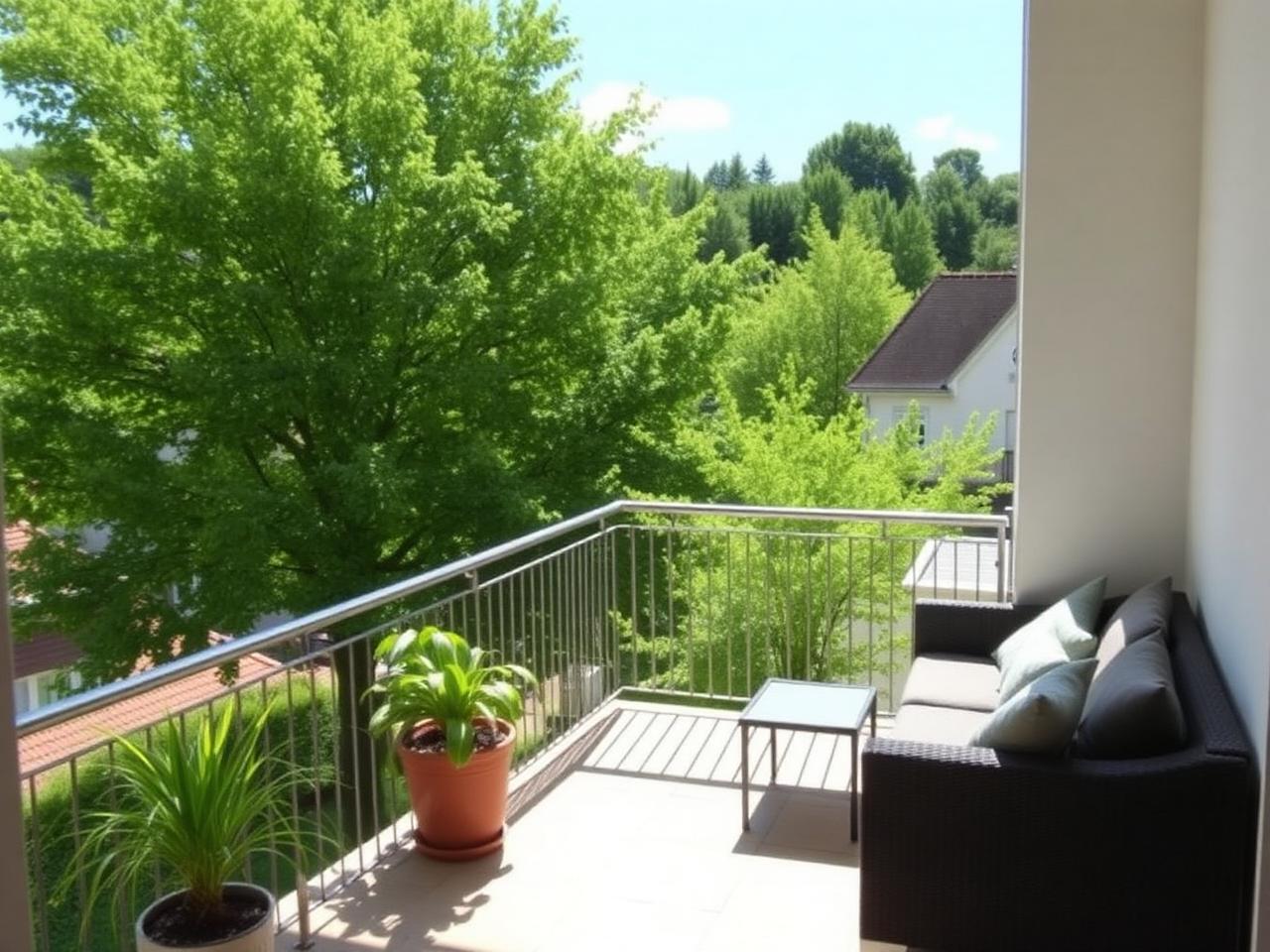 Duplex avec balcon à Dommeldange